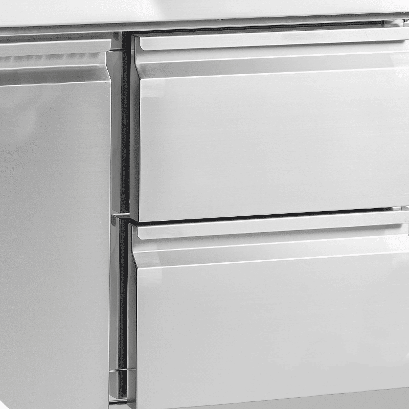 Comptoir à pizza GN1/1PT920 Inox L900mm 16454 TEFCOLD_2