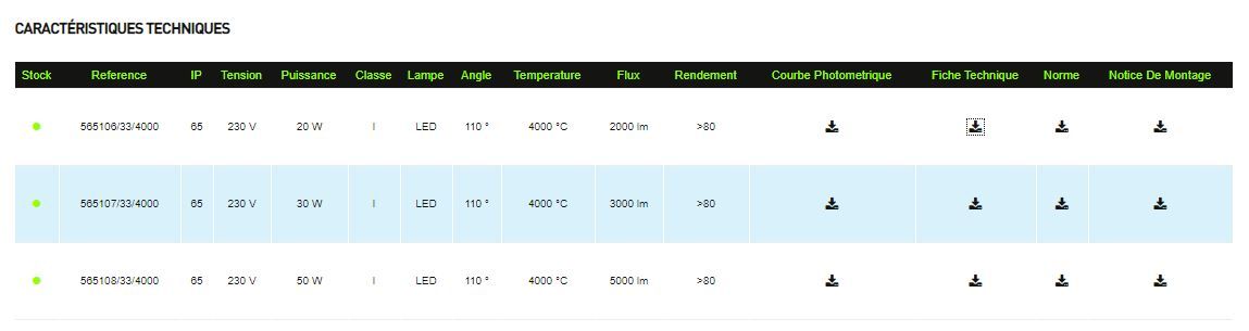 Flaty - Éclairage des grands espaces - Lucera - Projecteur design extra-plat IP65 - Lampe 50 000 heures - Garantie 3 ans_2