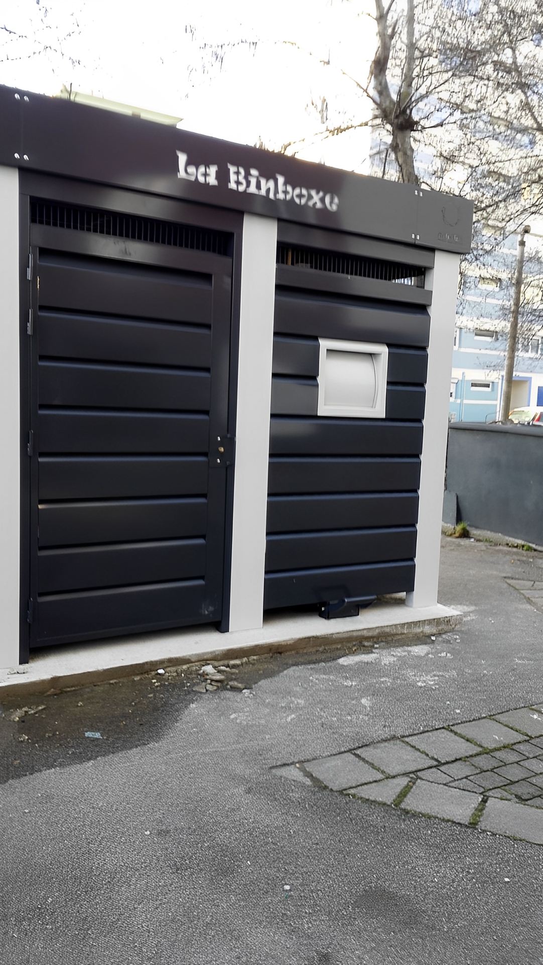 Solution modulable de stockage des déchets avec protection incendie