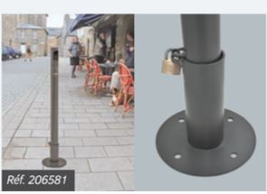 Potelet cigarette - solution innovante pour lutter contre l'éparpillement des mégots - contenance 3000 mégots - deux modèles disponibles_2