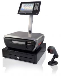 Balance commerciale polyvalente Xts100 avec design en acier inoxydable