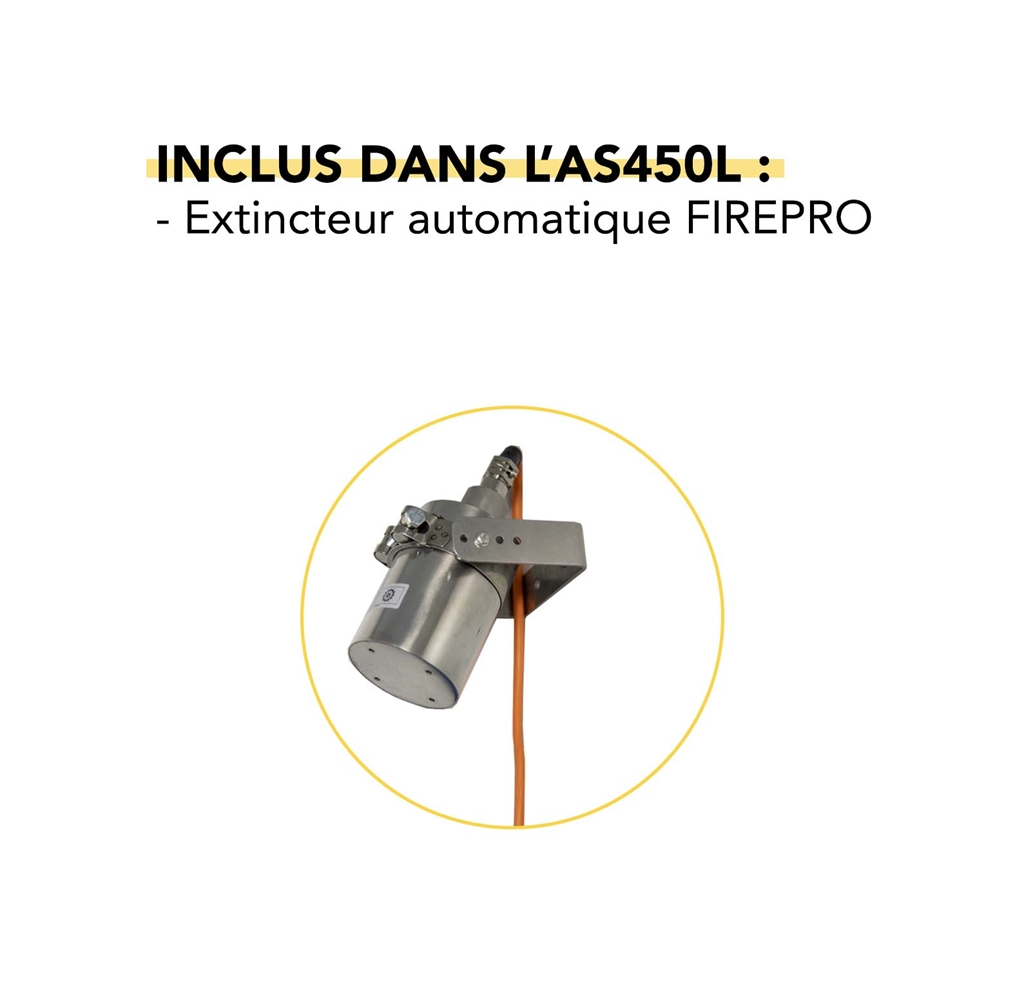 Armoire de sécurité pour batteries lithium-ion avec extincteur automatique  - AS450L  - DELAHAYE INDUSTRIES_2
