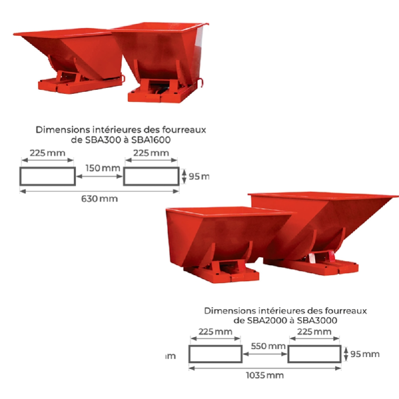 Bennes à Déchets et Godets  Alpes   disponible en achat neuf et en location de courte à longue durée_2