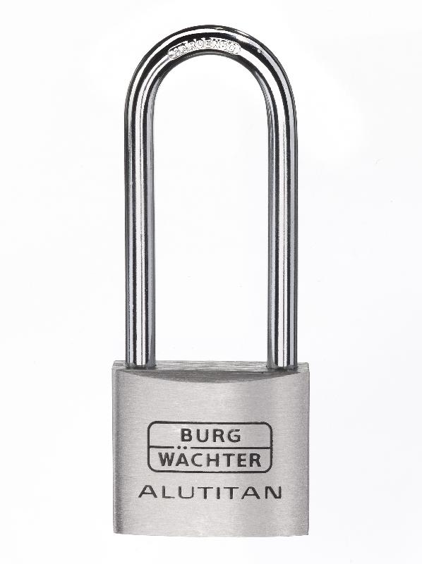 Cadenas à cylindre 770 Alutitan - corps aluminium massif - anse acier cémentée - intérieur inoxydable_2