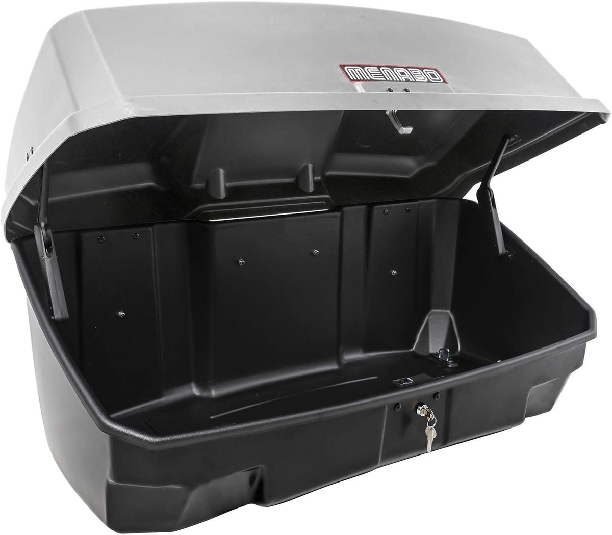 Coffre sur Attelage 300L Universel - Charge max 30 Kgs - Menabo Nekkar Silver_2