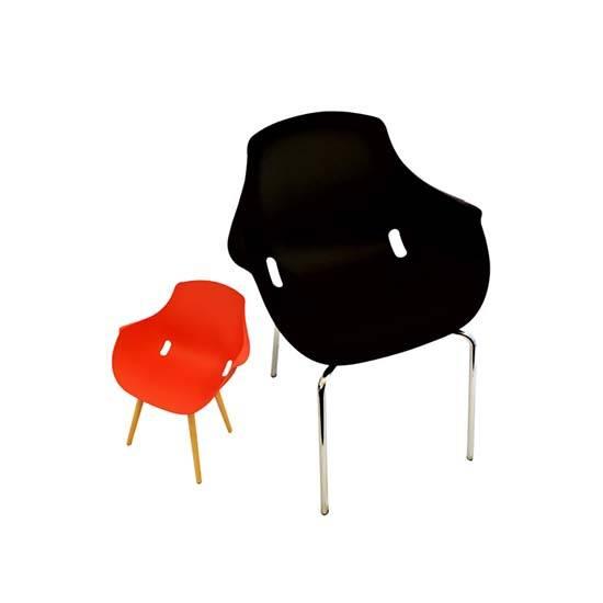 Lot de 5 Chaises GOA M4 coque polypropylène_2