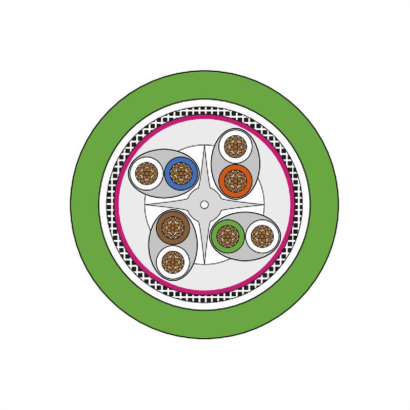 METZ CONNECT Câble Ethernet industriel M12, codage X, 2 m_2