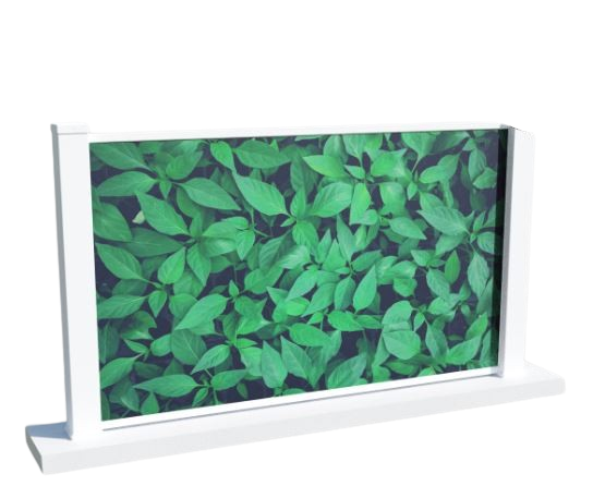 Clôture PVC brise-vue - Virtuose - Gamme Tendance avec dimensions sur-mesure et impressions personnalisées_2