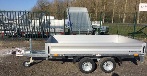 Remorque roues dessous - 2,65 X 1,65M - 2000 KG - HUMBAUR HN202616_2