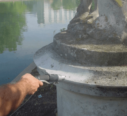 Sableuse renforcée spéciale location - modèles 50L et 100L - SR 50 / SR 100 avec épurateur intégré et brancards de protection_2