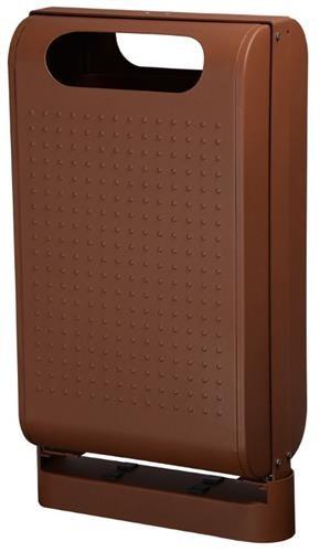 Corbeille sur Pied 60L Urbanet - Coloris Gris manganèse, Gris métal, Effet corten et Gris anthracite - Longueur 260 mm, Largeur 507 mm, Hauteur 905 mm - Matière recyclable_2