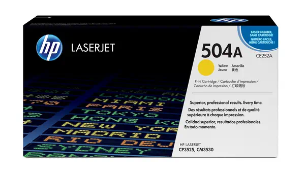 HP 504A toner LaserJet jaune authentique_2