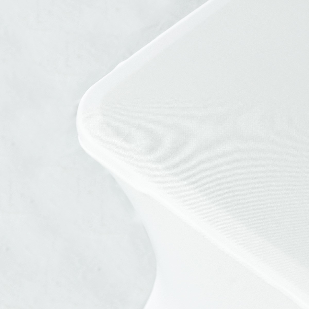 Nappe élastique blanche pour table pliante 180 cm avec réhausseurs - élasthanne et polyester_2