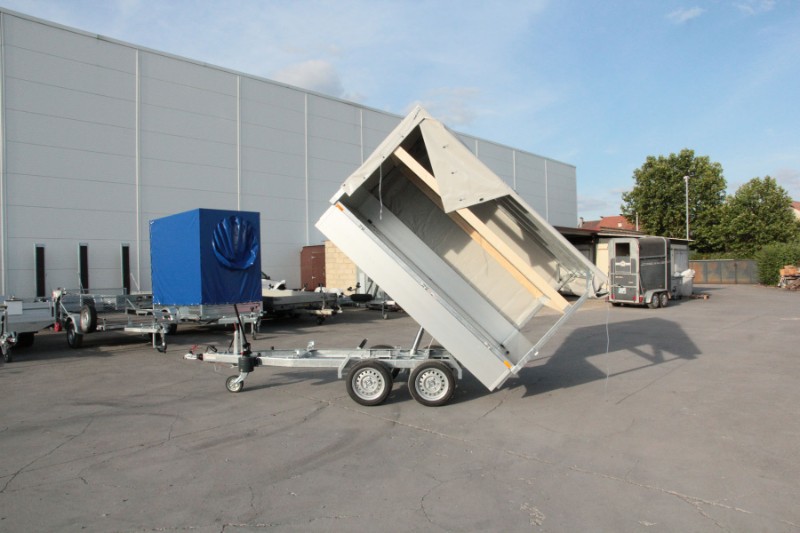 Remorque benne hydraulique - humbaur 3052 huk 202715 et 3055 huk 272715_2