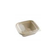 Saladier carré biodégradable en pulpe - Sabert - 750 ml - 17,5 cm - NN03060005_2