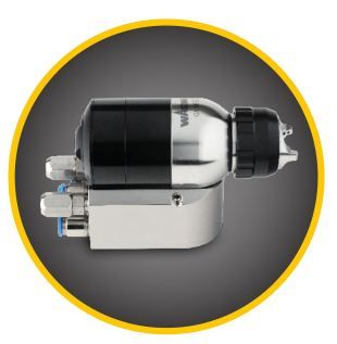 Pistolet de projection automatique Airspray - Topfinish GA 1900 Wagner - 9 bar - surfaces brillantes et haute précision_2