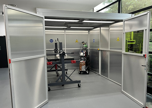 Cabines de Soudage LASER - certifiés CLASSE 4 - Cabin: 4m x 4m_2