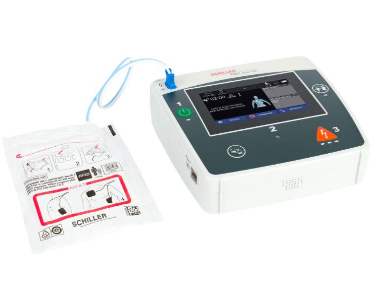 Défibrillateur semi-automatique SCHILLER FRED easy G2 avec mode semi-automatique et automatique_2