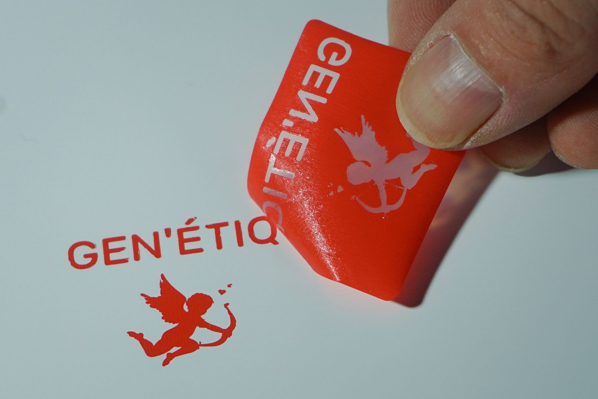 Étiquette de sécurité VOID avec trace - personnalisable avec logo, QR code et hologramme_2