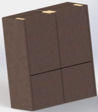 Fauteuil de conférence confortable et esthétique - Sidius avec tablette écritoire, dossier en tissu déhoussable_2