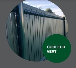 Kit clovision 55 - occultant en pvc pour grillage - clovision - 1,03 à 1,93 m_2