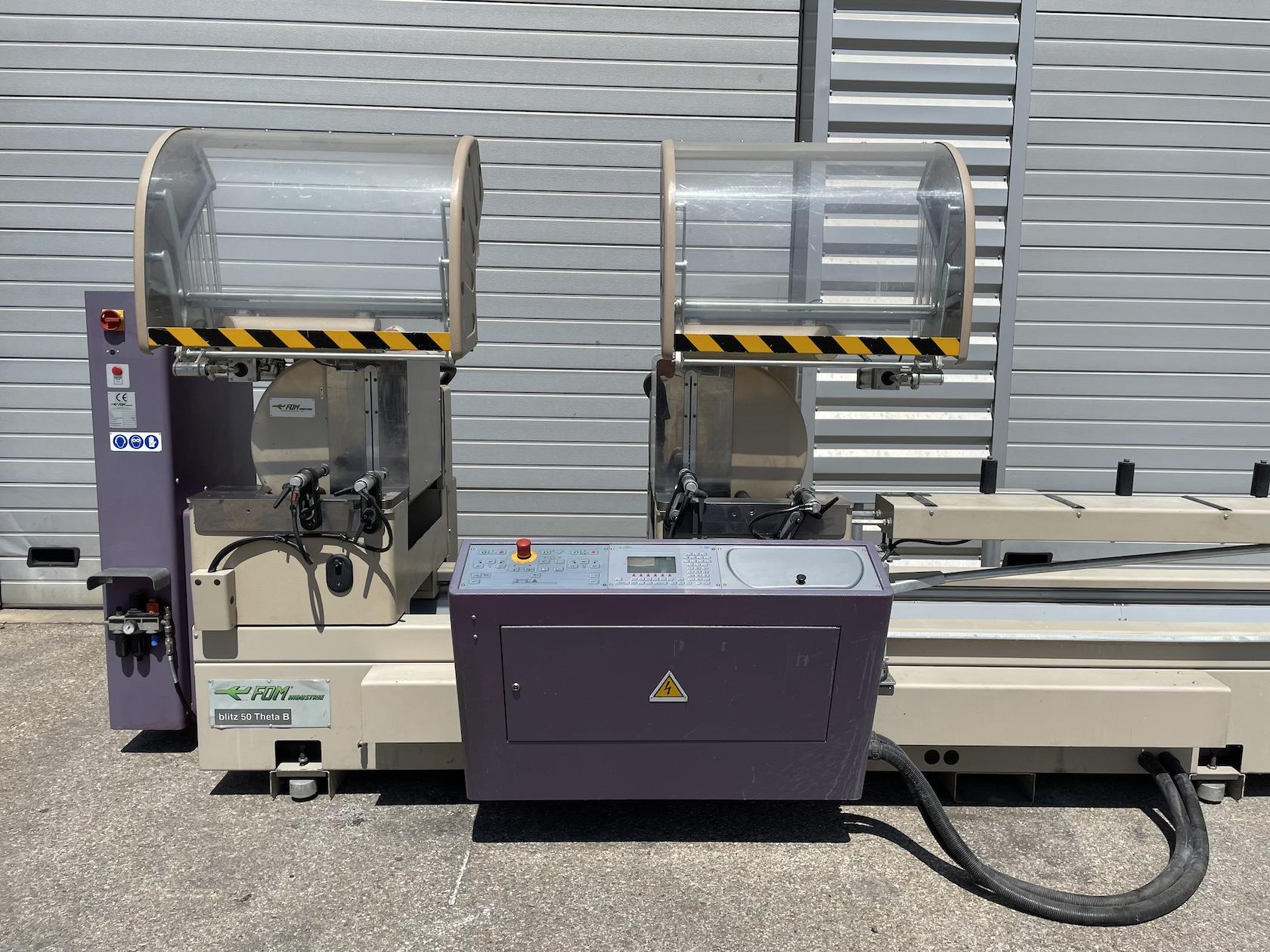 Tronçonneuse à double tête avec lame en widia Ø 500 mm, déplacement motorisé et inclinaison contrôlée électroniquement - Occasion - marque FOAM - type BLITZ 50 THETA B_2