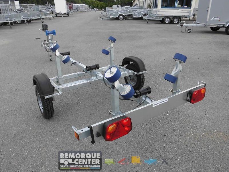 Porte-bateau pneumatique multirouleaux SW225 - roue 10' PTAC : 360Kg - 1 essieu - Reference G380PT18 13 pouces_2