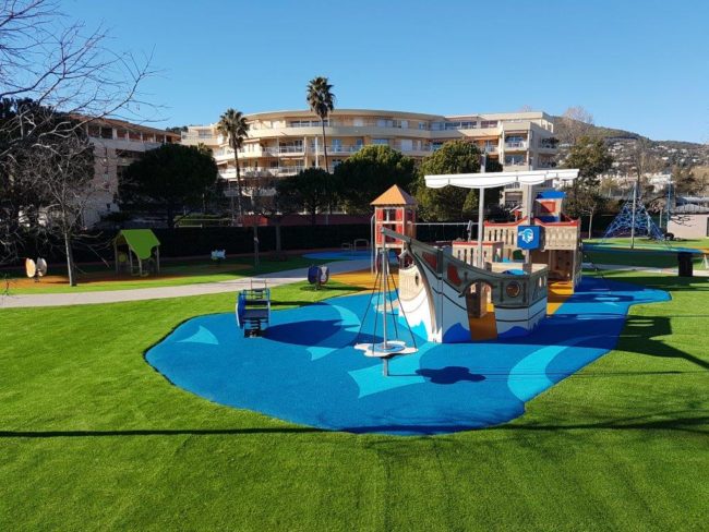 Structure multi-activités métallique mer bateau avec tour de glisse - 1kasp0039 - Ludoparc - 6 tours - 16m x 8m x 4,2m_2