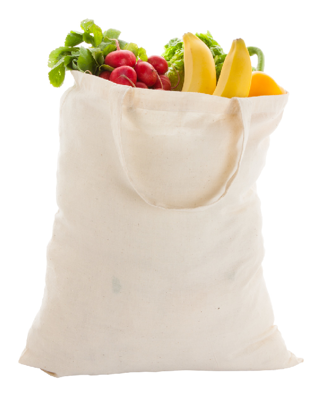 Tote bag en coton - anses courtes 350 mm - 100% coton 105 g/m² - couleur beige_2