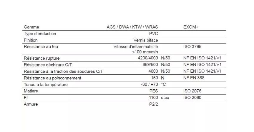 Citerne souple eau potable 70000L - Neatfx - Toile EXOM ACS - PVC 1100 g/m²_2
