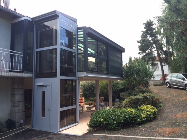 Elfo - Élévateur PMR - Ascenseur privatif extérieur avec grand plateau 1200 mm x 1200 mm_2