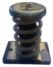 Plot sur ressort capable de reprendre des charges unitaires de 50 à 315 kg - Gamme AG_2