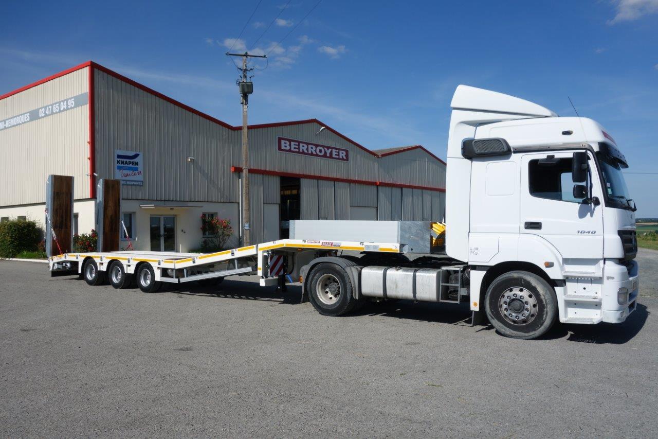 Semi remorques porte-engins max 50.1t, 2.8m -  3 essieux_2