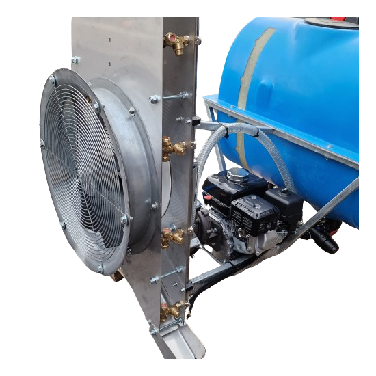 Atomiseur viticole à moteur auxiliaire de 100 à 200 litres, idéal pour passer dans les rangées de vignes étroites - VICH_2