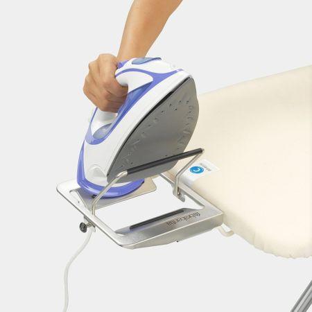 Table à repasser taille C -124 x 45 cm, Brabantia XL pour fer vapeur avec repose-linge - Ecru UGS321924_2