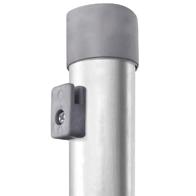 Vidaxl poteaux de clôture 15 pcs argenté 120 cm acier galvanisé 141102_2