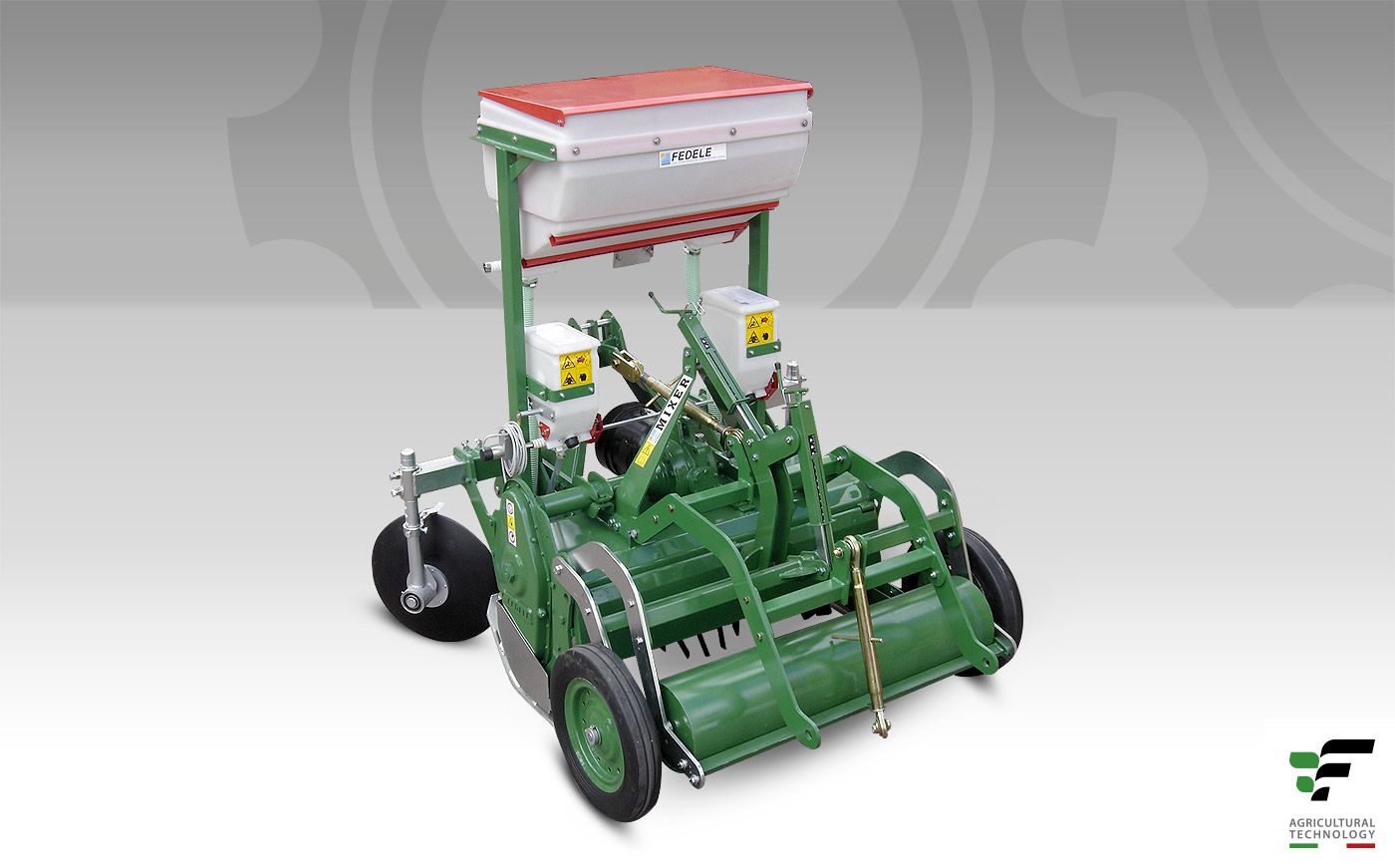 Fraise butteuse agricole - Fedelemario - Modèles Mixer 140 à Mixer 160 - Préparation des sols et création de plates-bandes surélevées_2