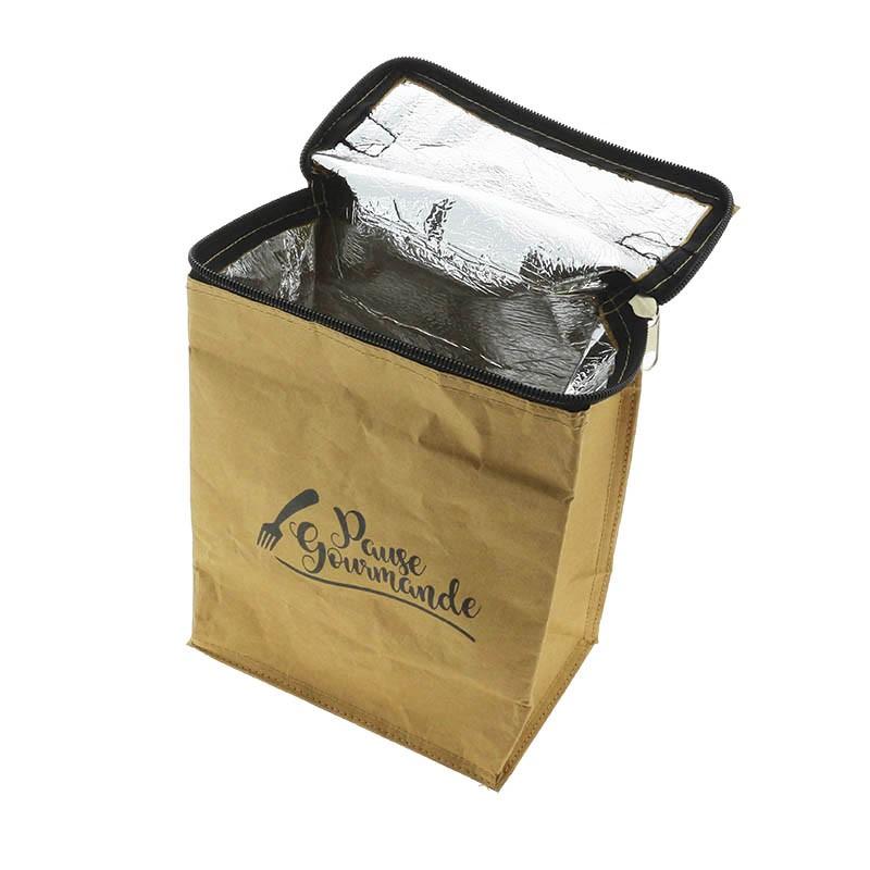 Sac cabas pliable isotherme Kraft 19x10 -_2