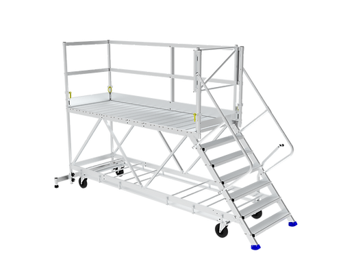 Plateforme en aluminium pour accès bennes à déchets - Charge admissible 300 kg_2