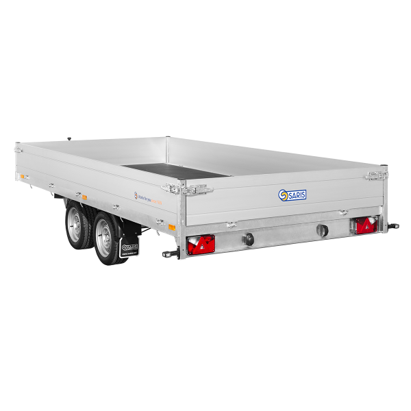 Remorque roues dessous - 4,06 X 2,04M - 2700 KG - SARIS PL 406 204 2700 2_2