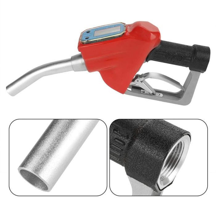 Pistolet de remplissage - Débitmètre digital 60L/min - Raccord 1'' - Diesel, essence, kérosène_2