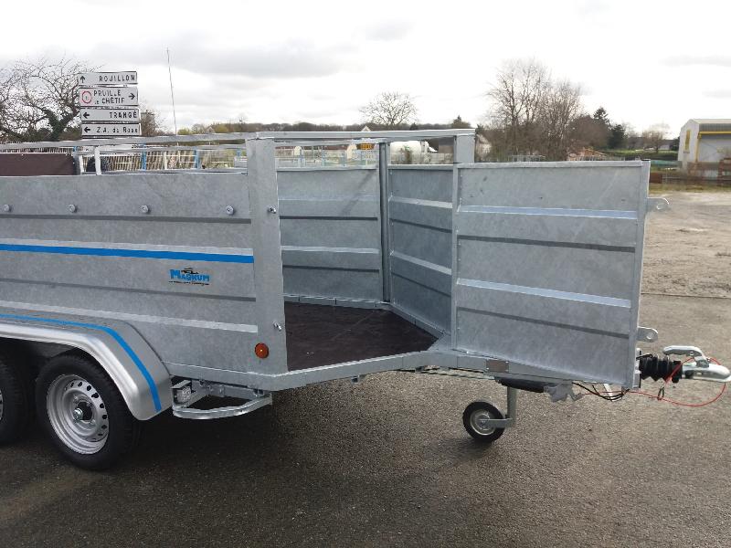 Remorque pour transport d'animaux - 3,00 X 1,22 X 0,99 M - 1300 KG - MAGNUM 1000M3_2