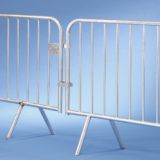 B328VGA barrières urbaines - Mottez - finition galvanisée à chaud - barrière de police 1,98m_2