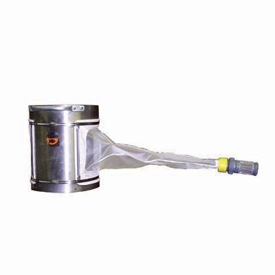 Filet piège avec flacon pour collecte biologique