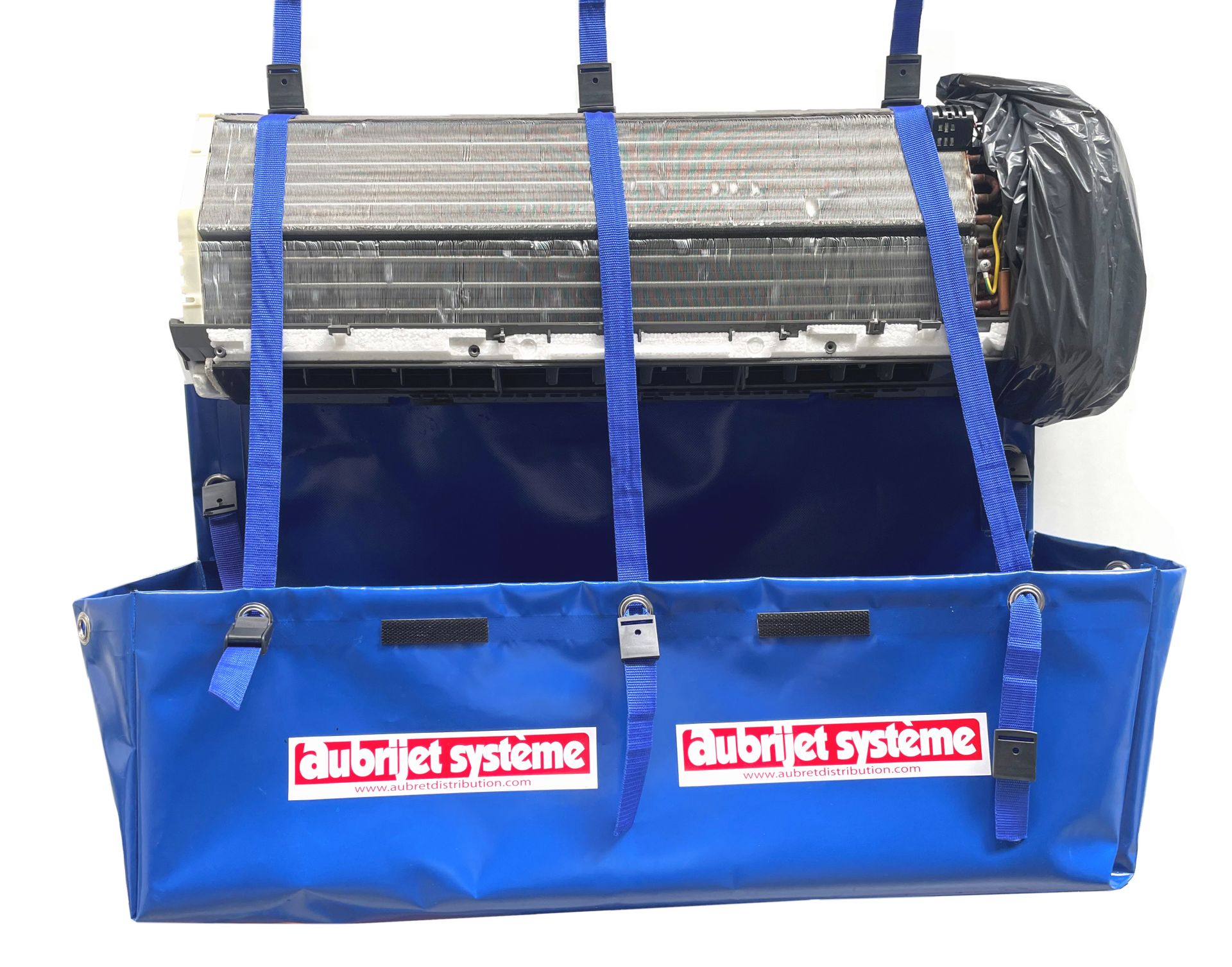 Kit nettoyage climatisation : machine bâche de protection_2