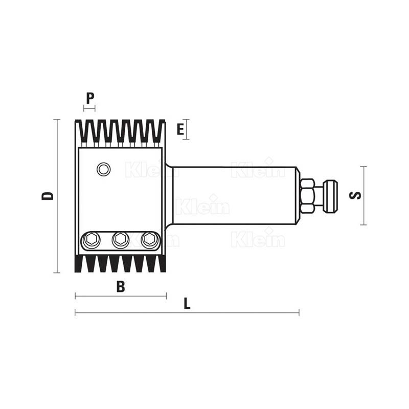 W181.700.R - Fraise à plaquette HW pour jonctions Z=2 - Sistemi S.R.L. - Diamètre : 70_2