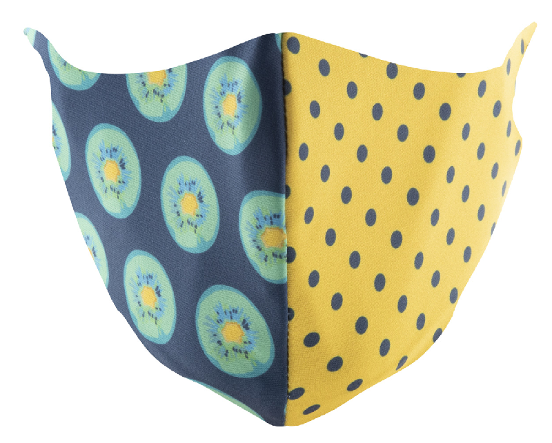 Masque facial personnalisé - deux couches - lavable et réutilisable - élastiques ajustables - impression sublimation_2