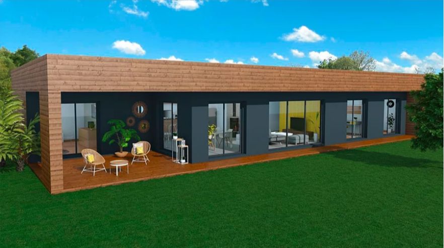 Maison A Ossature En Bois Plain Pied Joor 5 Surface Habitable