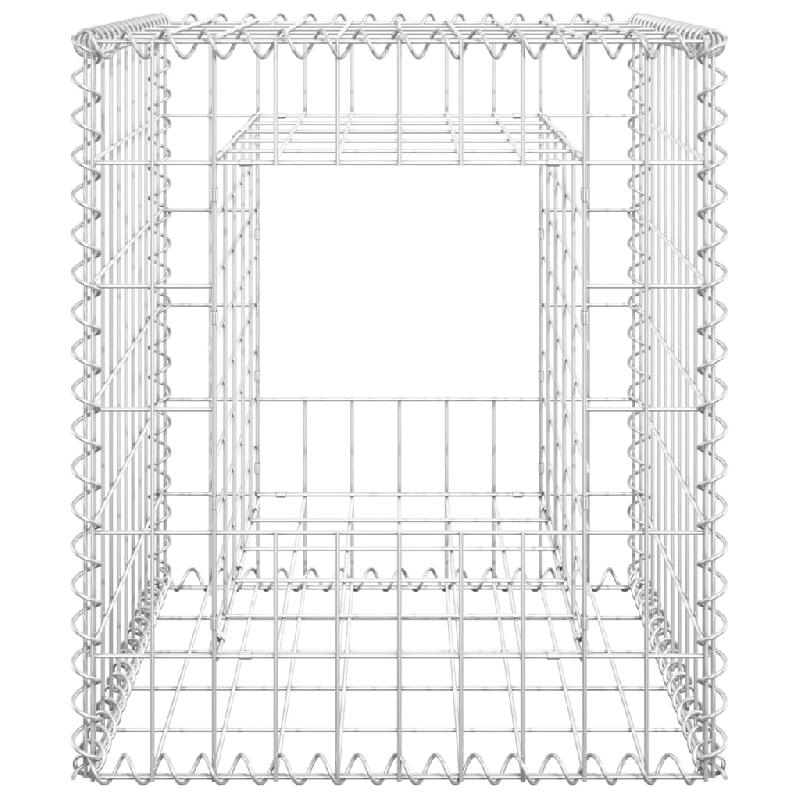 Vidaxl poteaux à panier de gabion 2 pcs 50x50x60 cm fer 151267_2