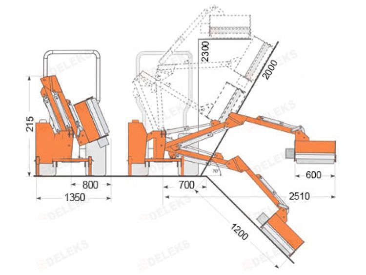 Airone-60 broyeur d'accôtement - deleks - largeur de travail 600 mm_2